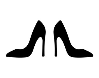 Tacones altos SVG, PNG - Tacones de aguja Svg, Archivos cortados para Cricut & Silhouette