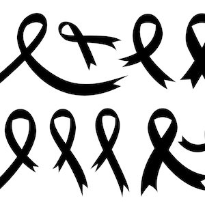 Cancer ribbon svg -  España