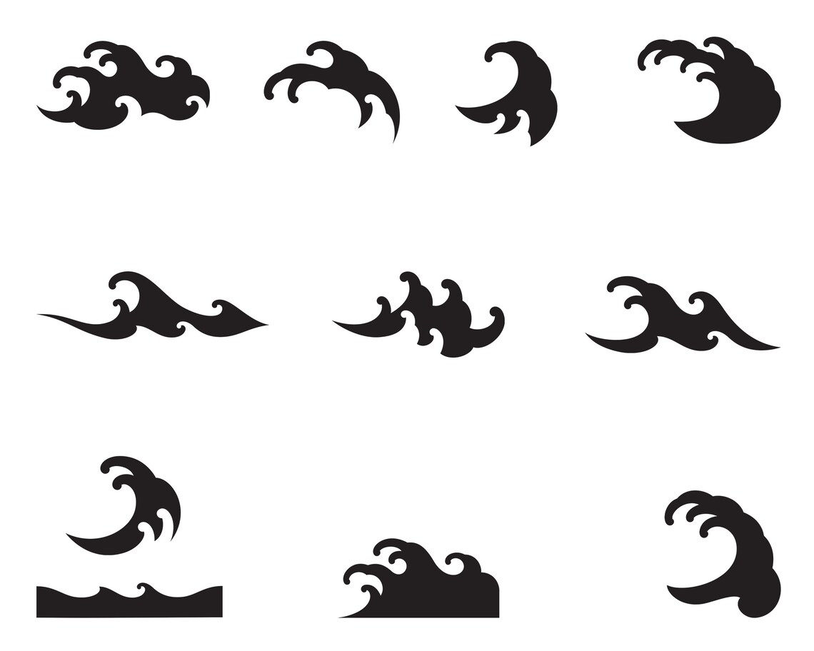 Wave SVG, PNG Bundle - Ocean Wave Svg, Waves Svg, Beach Svg, Ocean Svg ...