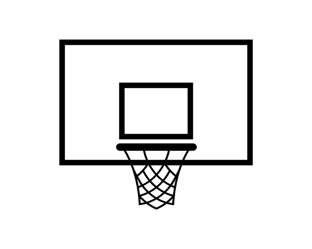 Basketball Hoop SVG, PNG Basketball Hoop, Basketball Backboard Svg, Cut Files for Cricut