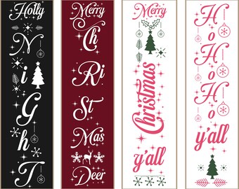 Christmas Porch Sign SVG Bundle, PNG, Winter Porch Sign Svg, Christmas Svg, Holiday Porch Sign Svg, Welcome Signs Svg, Cricut, Cameo