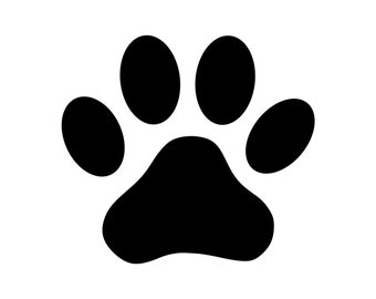 Dog Paw SVG, PNG - Paw Svg, Dog Paw Print, Animal Svg, Animal Print, Dog Clipart - Cut Files for Cricut & Silhouette - Vinyl, Decal, Sticker