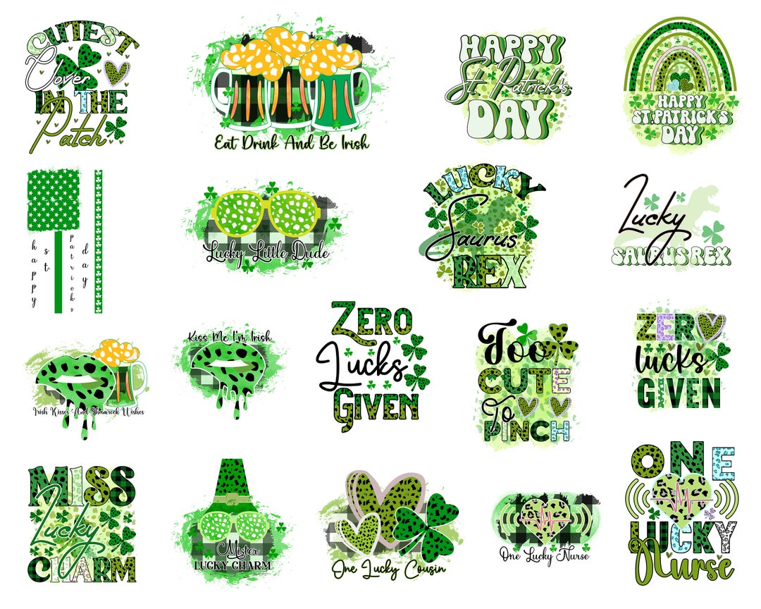 St Patricks Day SVG Bundle, PNG - Irish Svg, Shamrock Svg, St Patricks ...