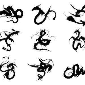 Leviathan SVG Bundle, PNG, Seeschlange SVG, Biblische Schlange, Plotterdatei für Cricut, Silhouette