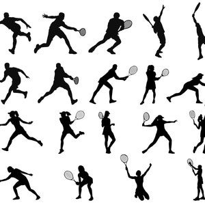 Tennis SVG Bundle, Tennis Clipart, Tennis Svg, Tennis SVG, Tennis SVG, Png, Tennis Spieler Svg, Plotterdateien für Cricut, Silhouette