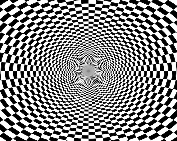 Hypnotizing Black and Gray Circles Gif Animation download page