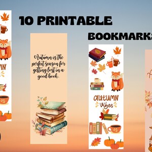 Autumn Bookmarks