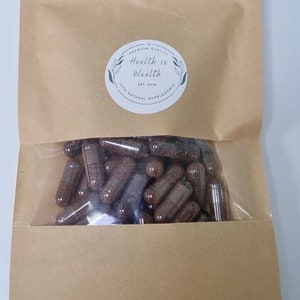 Desiccated Beef Liver Capsules Top Energy Source Organic SUPERFOOD MultiVitamin 60