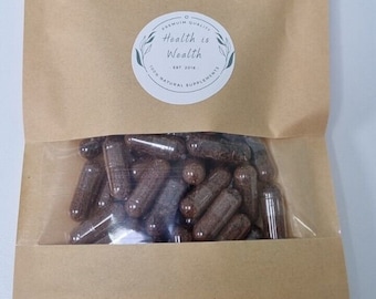 Organic Desiccated Beef Liver Capsules: Grass-Fed Superfood - 100 Count