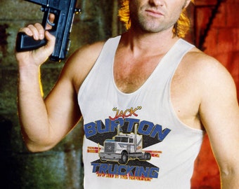 Camisa de camión Jack Burton, Gran problema en Little China Fan Art, Pork Chop Express