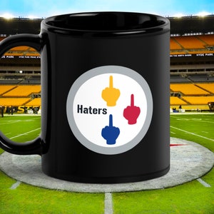 Kubek Steelers, zabawny kubek na kawę Haters