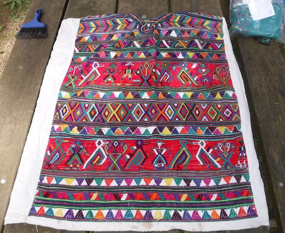 Vintage Handwoven Cloth/Huipil from Guatemala (S-… - image 1