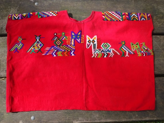 Vintage Handwoven Cloth/Huipil from Guatemala (S-… - image 1