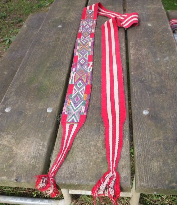 Vintage Handwoven Belt from Guatemala (S-38)