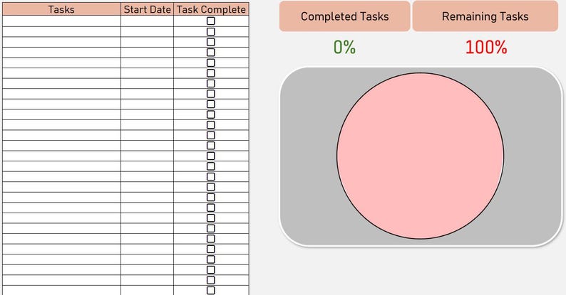 Excel Task Tracker | Daily, Weekly Project Management (digital Download ...