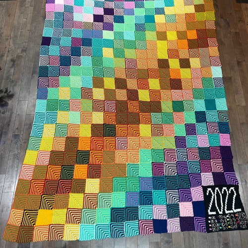 Highlow Temperature Blanket Digital Download Knitting Etsy