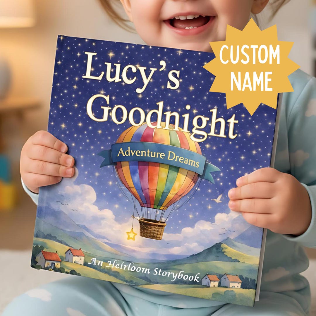 Personalized Bedtime Story Book for Kids | Custom Name Book | Baby