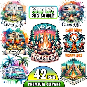 Camping Bundle Png, Peace love Camping Png, Camp Life, Camping Life, Camping Is My Happy Place png, Sublimation Designs, Digital Download