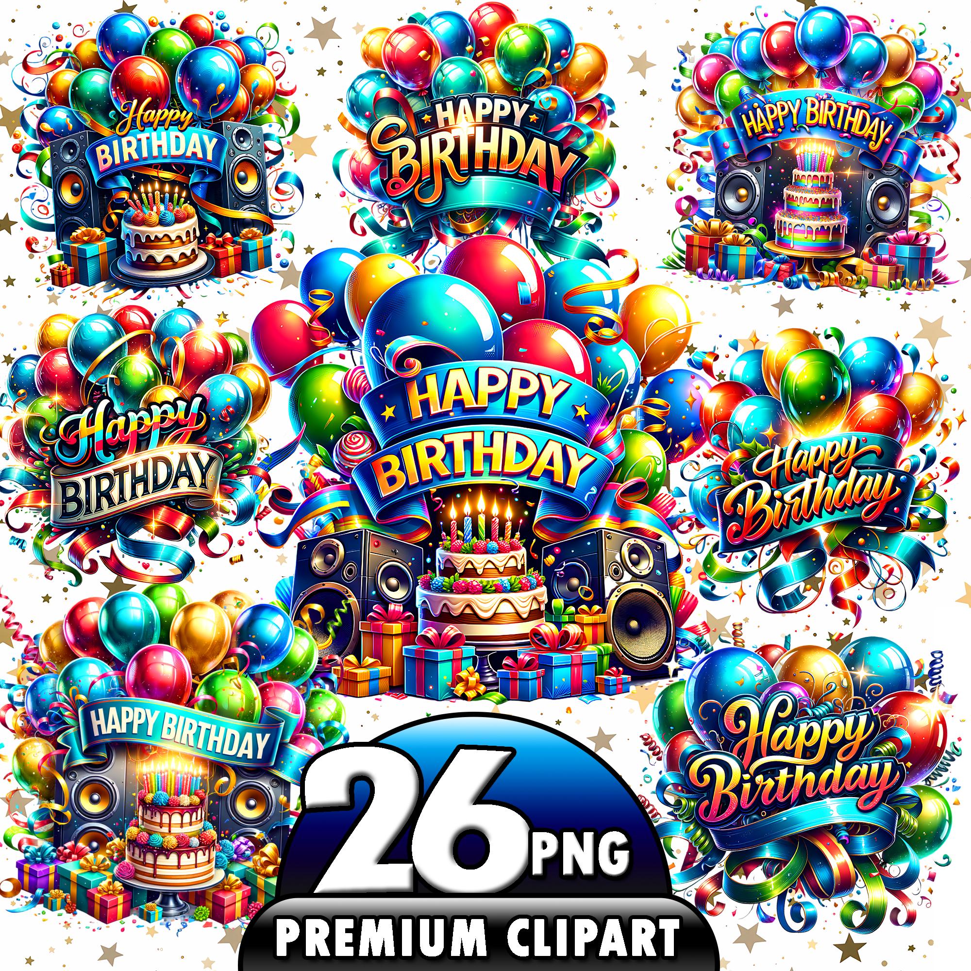 Cartolina Di Auguri Di Buon Compleanno Con Bandiere E Palloncini Invito Alla Festa Disegno Mano Illustrazione Vettoriale 243831184
