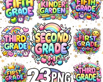 Paquete PNG de regreso a clases preppy, diseño de camiseta del primer día de clases de maestra coqueta, escuela coqueta, camiseta de 1.er grado, 2.º/3.er grado