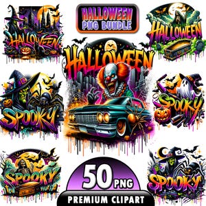 Halloween Bundle png, Ho_ror Halloween png, Halloween png, H_rror movies png, Spooky Season png, Gothic png, Sublimation png designs