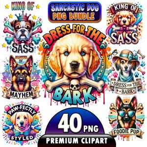 Watercolor Puppy Clipart, 40 Dog Breeds Clipart Bundle, Puppy Dog Clipart PNG Cute Dog Breed Illustration, Pets Clipart DIY, Commercial Use