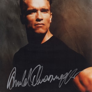 Arnold Schwarzenegger signierte Autogramm 8x10 Farbfoto