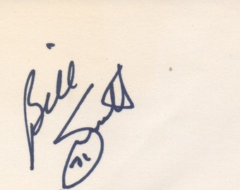 Billy Smith autograph New York Islanders