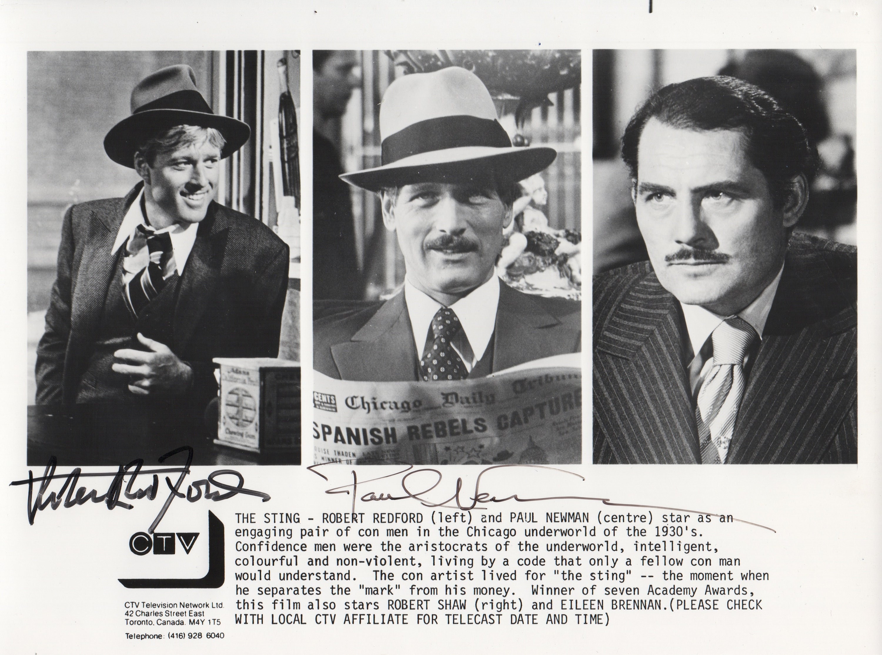 ハリウッドから本人より　ロバート・レッドフォード サイン入りポストカード ハリウッドから本人より ロバート・レッドフォード サイン入り