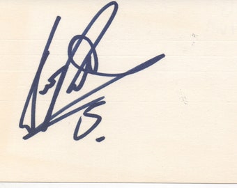 Dennis Potvin autograph New York Islanders signature