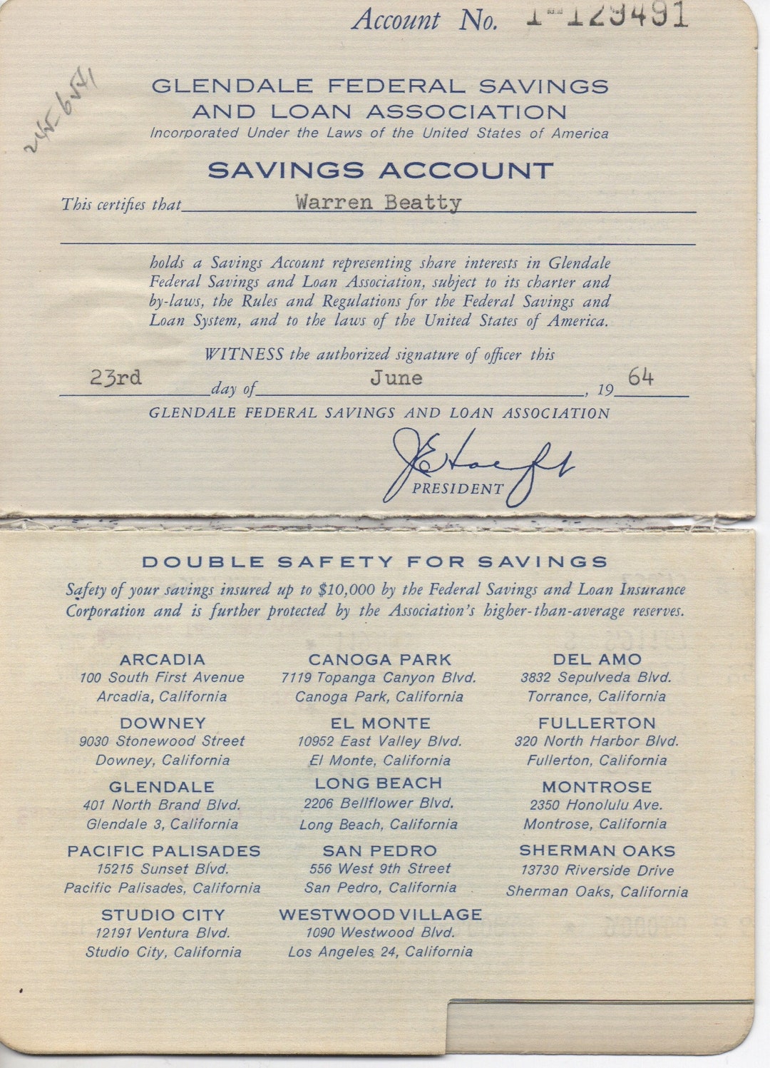 Warren Beatty Personal Memorabilia - Etsy