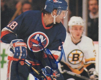 Don Maloney signed Hockey Card Pro Set 1990 New York Islanders