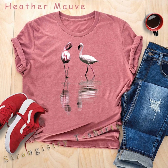 Pink Flamingo Sign Pocket Logo T-Shirt Bird Lover Shirt Pink Flamingo Sign Pocket Logo T-Shirt Bird Lover Shirt