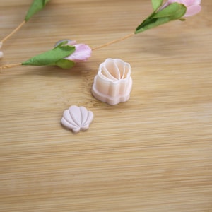 Seashell Clay Cutter, Ocean clay cutters, beach clay cutters, summer clay cutters, sea clay cutters, tiny clay cutters, scallop clay cutters