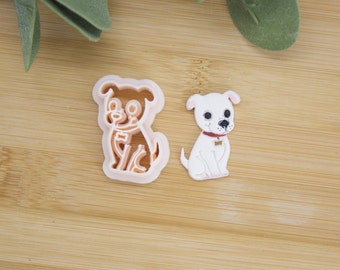 Dog polymer clay cutter, puppy clay cutter, animal clay cutter, pet clay cutter, polymer clay cutters, spring clay cutters, dog lover cutter
