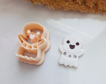 Ghost Clay Cutter, Fall Clay cutters, Halloween Clay cutters, polymer clay cutters, spooky clay cutters, jewelry making cutters