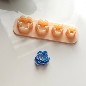Petal clay cutter, leaves clay cutter, flowers clay cutter, Spring clay cutters, summer clay cutters, clover leaf clay cutter, small cutter
