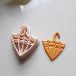 Umbrella polymer clay cutter, Polymer clay cutters, clay cutter, spring clay cutter, summer clay cutters, rain clay cutters, unique cutters
