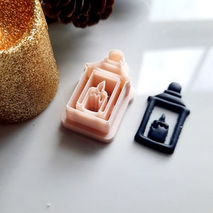 Lantern Clay Cutters, Christmas clay cutters, winter clay Cutters, polymer clay cutters, candle clay cutter, fall clay cutters, clay cutters