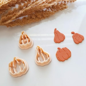 Pumpkin Clay Cutters, Halloween Clay cutters, Fall Clay Cutters, Polymer Clay Cutters.