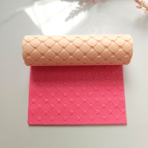 Valentines Texture roller pin for Polymer Clay, Heart texture roller pin for clay, Valentines Polymer clay Texture, Love pattern Clay roller