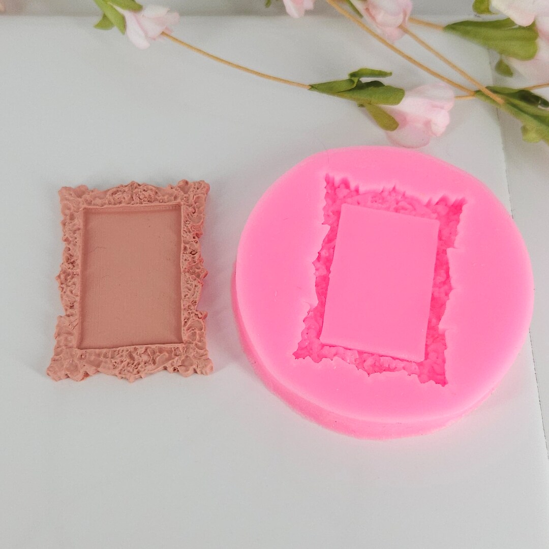 Mirror Silicon Mold, Frame Silicone Mold, Picture Frame Mold, Mirror ...