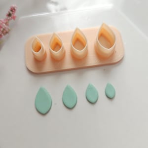Petal clay cutters, leaves clay cutters, tiny clay cutter, flowers clay cutter, Spring polymer clay cutter, summer clay cutters, leaf cutter