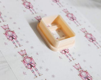 Christmas polymer clay transfer sheets, Nutcracker Polymer Clay Transfers 12 Patterns with optional matching cutter, winter image transfer