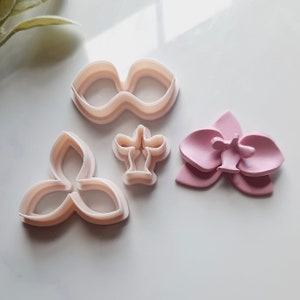 Orchid clay cutter, orchid cutter, polymer clay cutters, clay cutters, orchid polymer clay cutter, orchid cutters, flower clay cutter