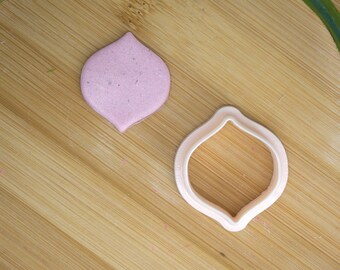 Drop clay cutter, dangle clay cutter, basic shape clay cutters, symmetric cutters, elegant clay cutters, rounded dangle cutters