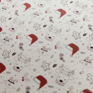 Christmas Transfers sheets for polymer clay , dog christmas hat