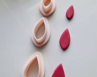 Flower Clay Cutter, Petal clay cutters, Polymer clay cutter, Spring clay cutter, garden clay cutter, petal molds, earring cutters for clay