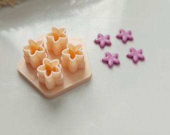 Cluster flower clay cutter, flower clay cutter, petal clay cutter, Spring polymer clay cutter, flower builder, star clay cutter, tiny cutter