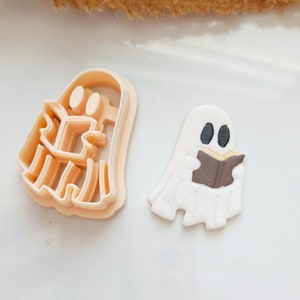 Ghost Clay Cutter, Ghost Halloween clay cutter, Fall Clay cutters, Polymer clay cutters, ghost clay cutter, spooky clay cutters.